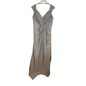 JJ's House Formal Prom Gown Mother of Bride Bridesmaid Silver Sage New